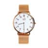 Alif Rose Gold Montre chiffres Indiens